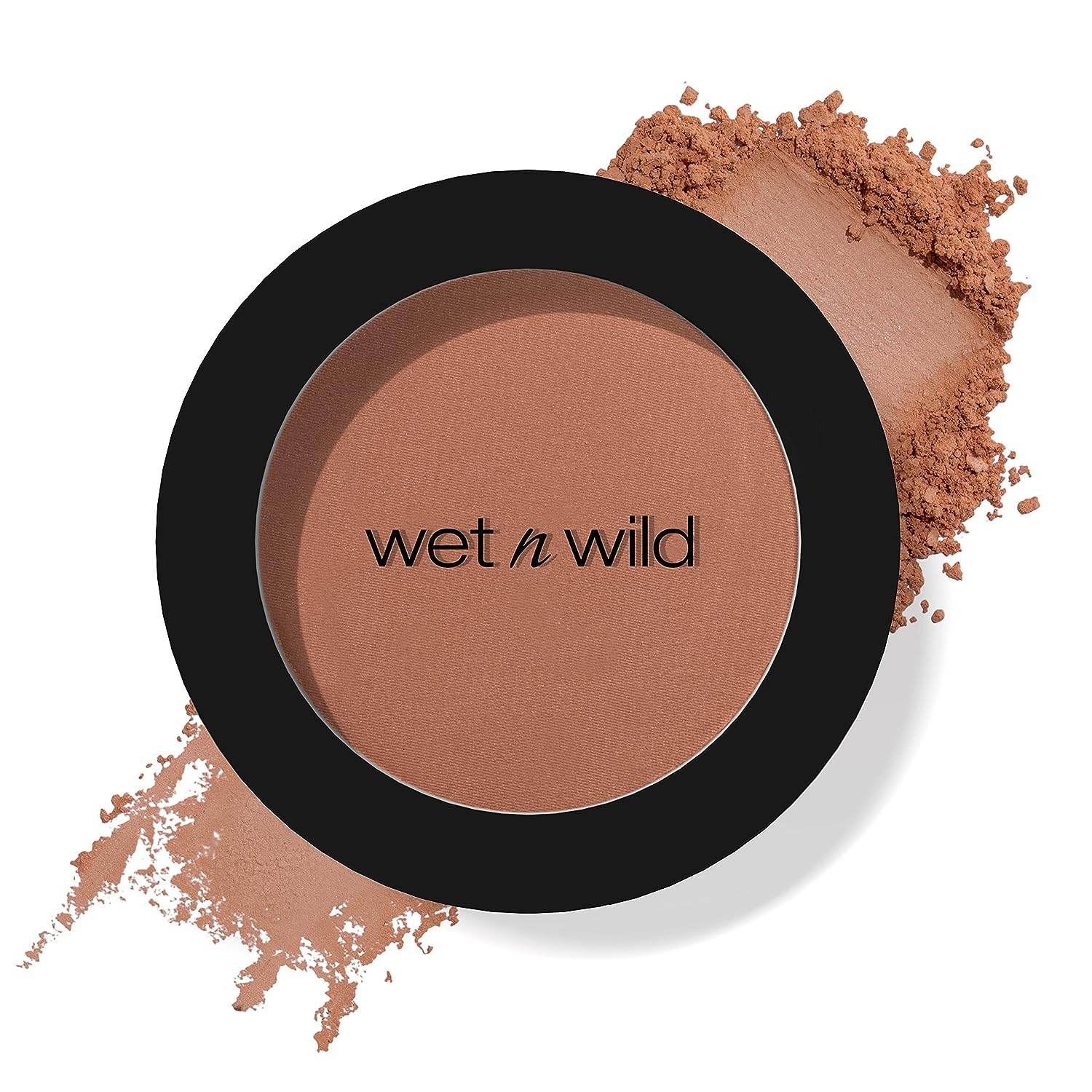 Wet n Wild Color Icon Blush Powder Makeup, Pinch Me Pink | Matte Natural Glow | Moisturizing Jojoba Oil - Concordia Style Boutique