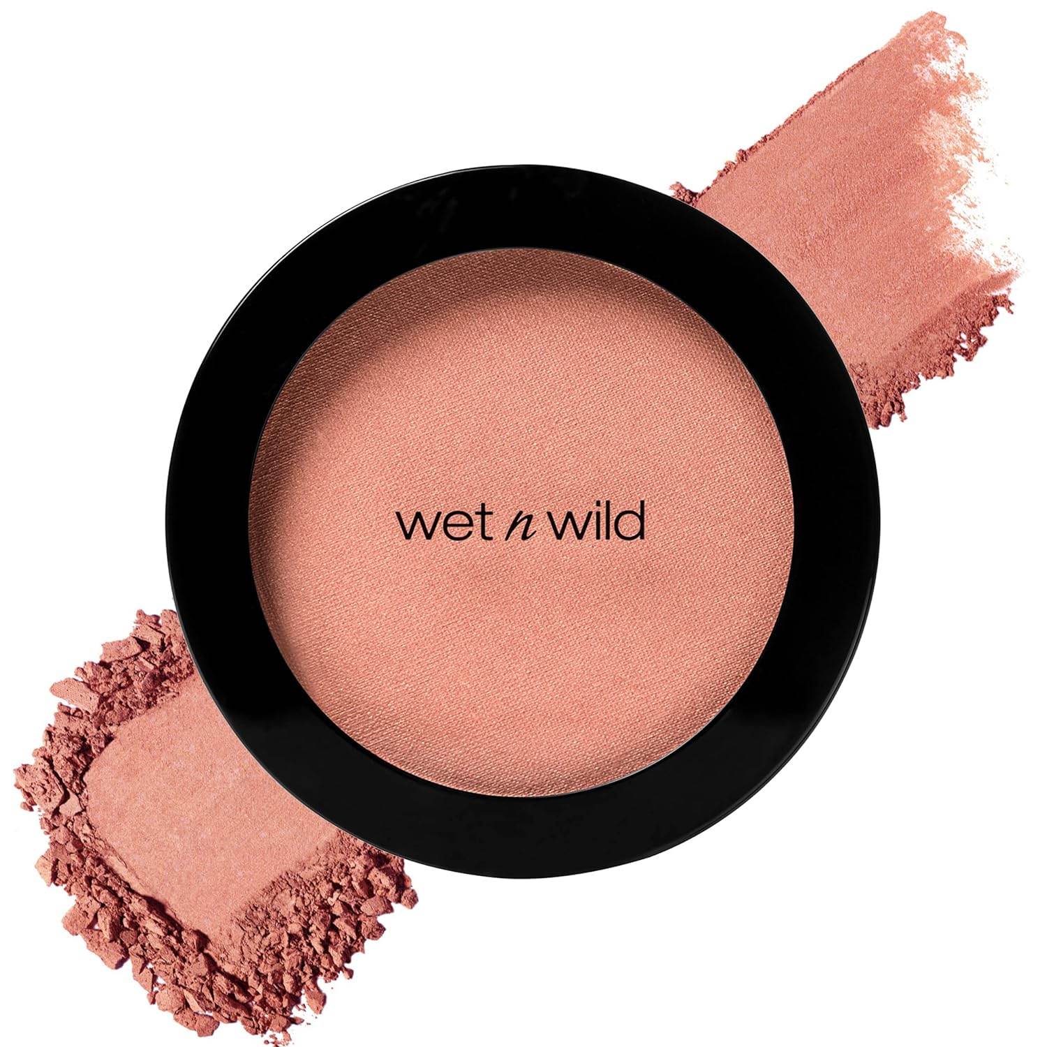 Wet n Wild Color Icon Blush Powder Makeup, Pinch Me Pink | Matte Natural Glow | Moisturizing Jojoba Oil - Concordia Style Boutique