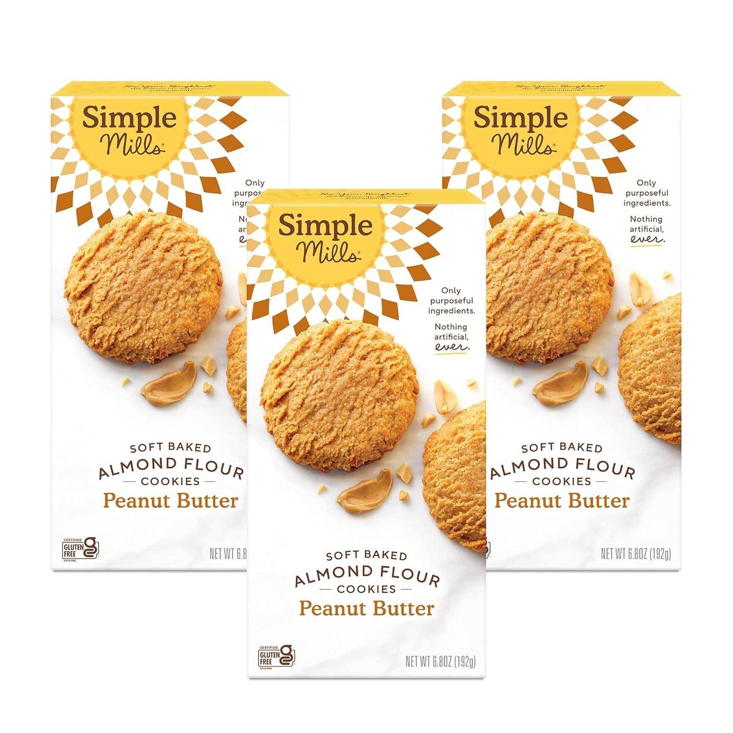 Simple Mills Almond Flour Crunchy Cookies, Chocolate Chip - Gluten Free, Vegan, Healthy Snacks, Made with Organic Coconut Oil, 5.5 Ounce (Pack of 1) - Concordia Style Boutique
