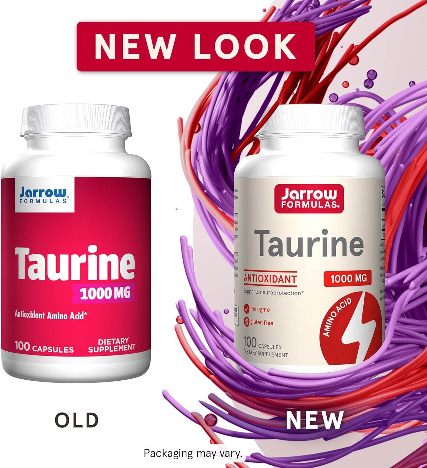 Taurine 1000 mg - 100 Capsules - Antioxidant Amino Acid - Brain Health & Function - Pharmaceutical Grade Taurine Capsules - 100 Servings - Concordia Style Boutique