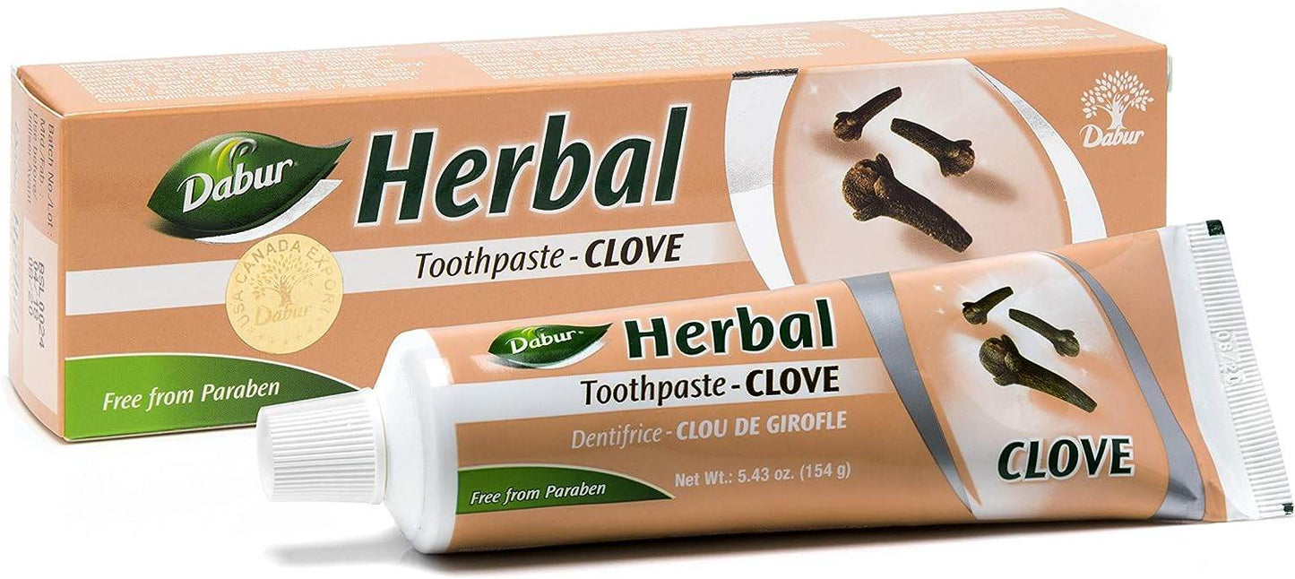 Natural Toothpaste - Refreshing Herbal Care for Oral Health - Promotes Clean, Healthy Teeth and Gums - Elevate Your Oral Hygiene Routine with Smile - Paraben Free - Enriched with Clove - 100 ML - Concordia Style Boutique