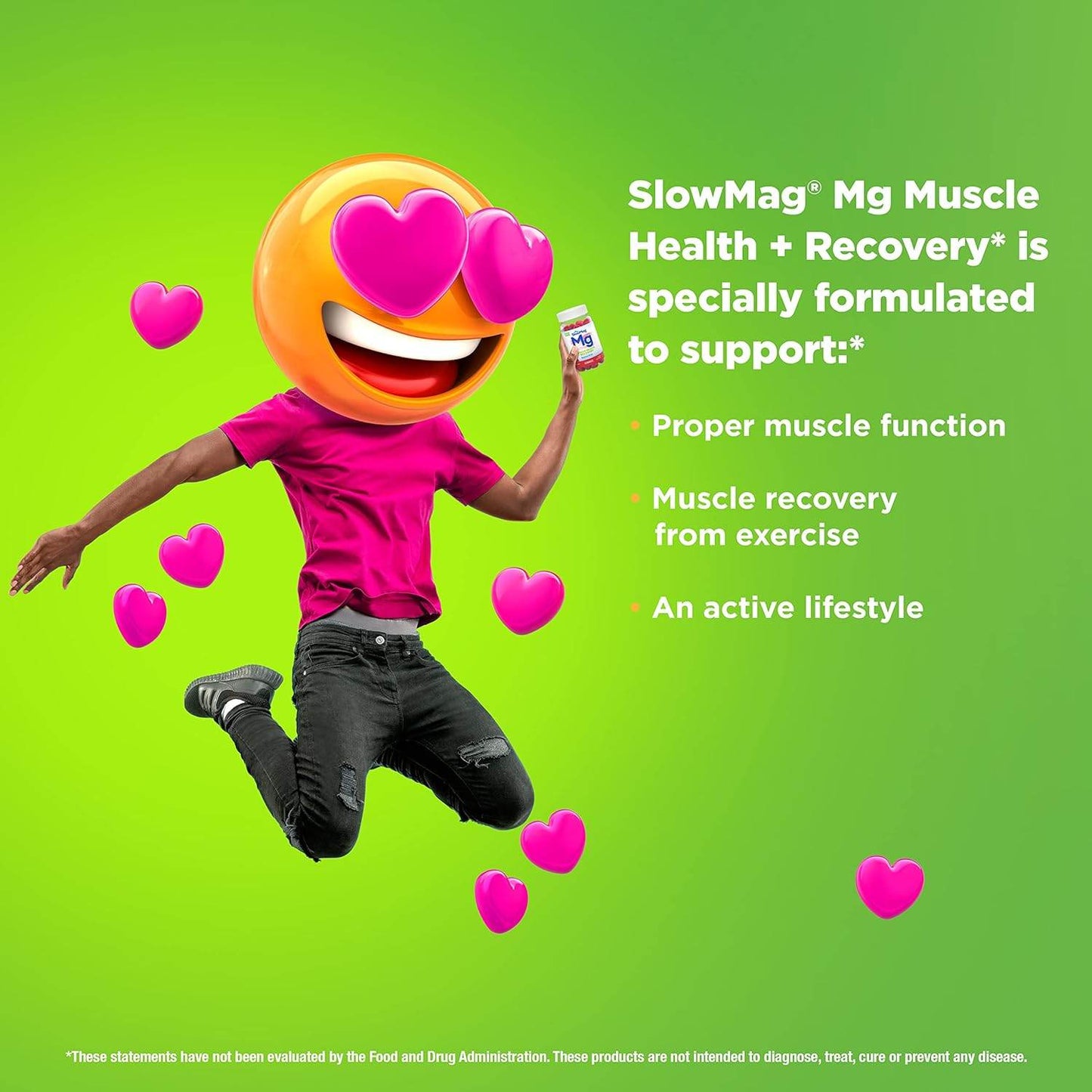 Slow-Mag Mg Muscle Health + Recovery Gummies, Magnesium Citrate in 60ct - Concordia Style Boutique