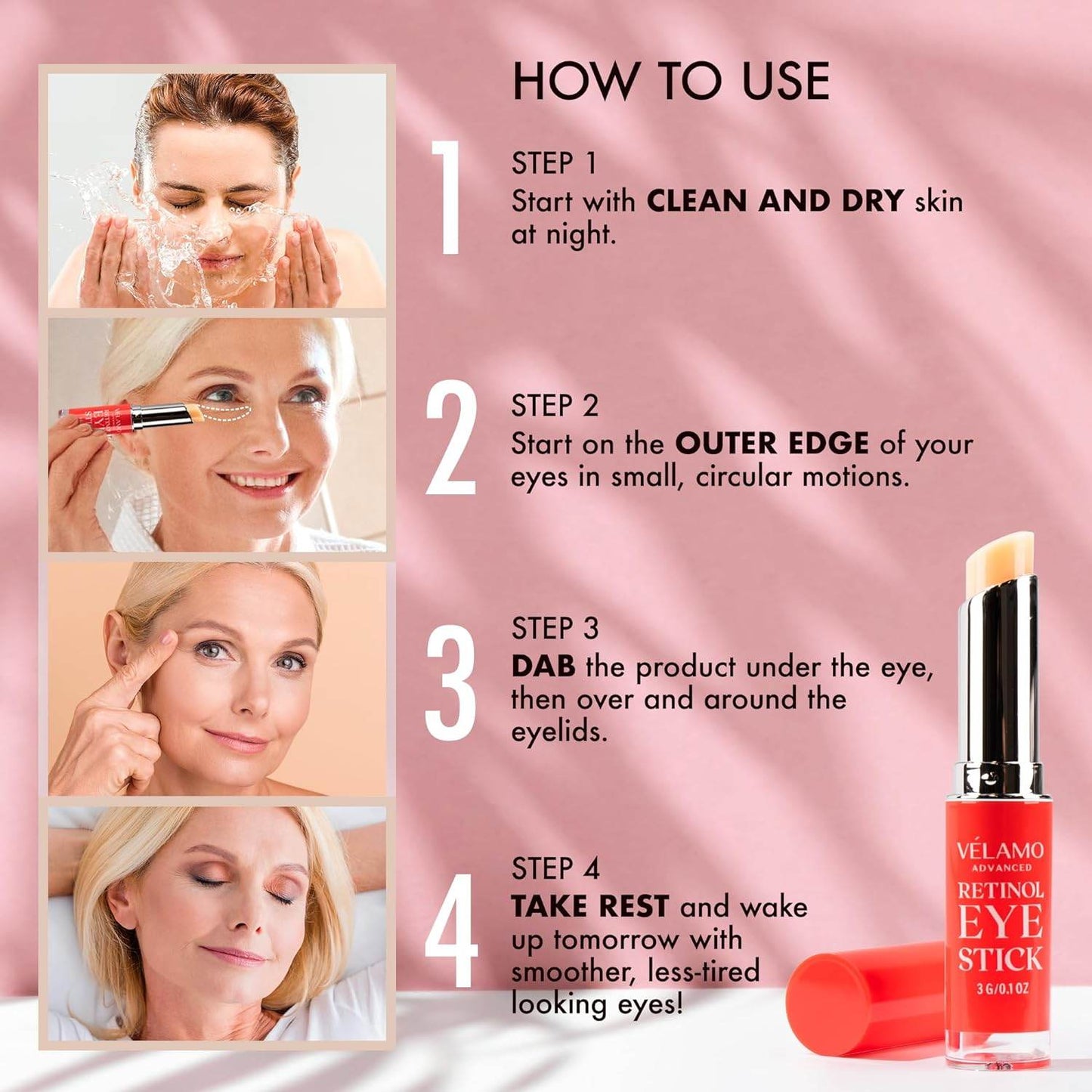 Retinol Eye Stick, Retinol Eye Cream for Dark Circles and Puffiness - Concordia Style Boutique