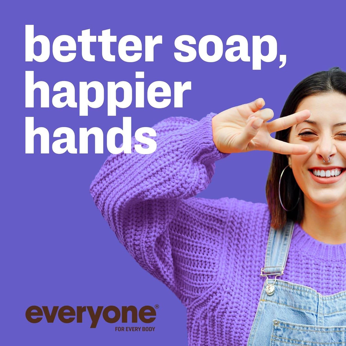 Everyone Liquid Hand Soap, 12.75 Ounce (Pack of 3), Lavender and Coconut, Plant-Based Cleanser with Pure Essential Oils - Concordia Style Boutique