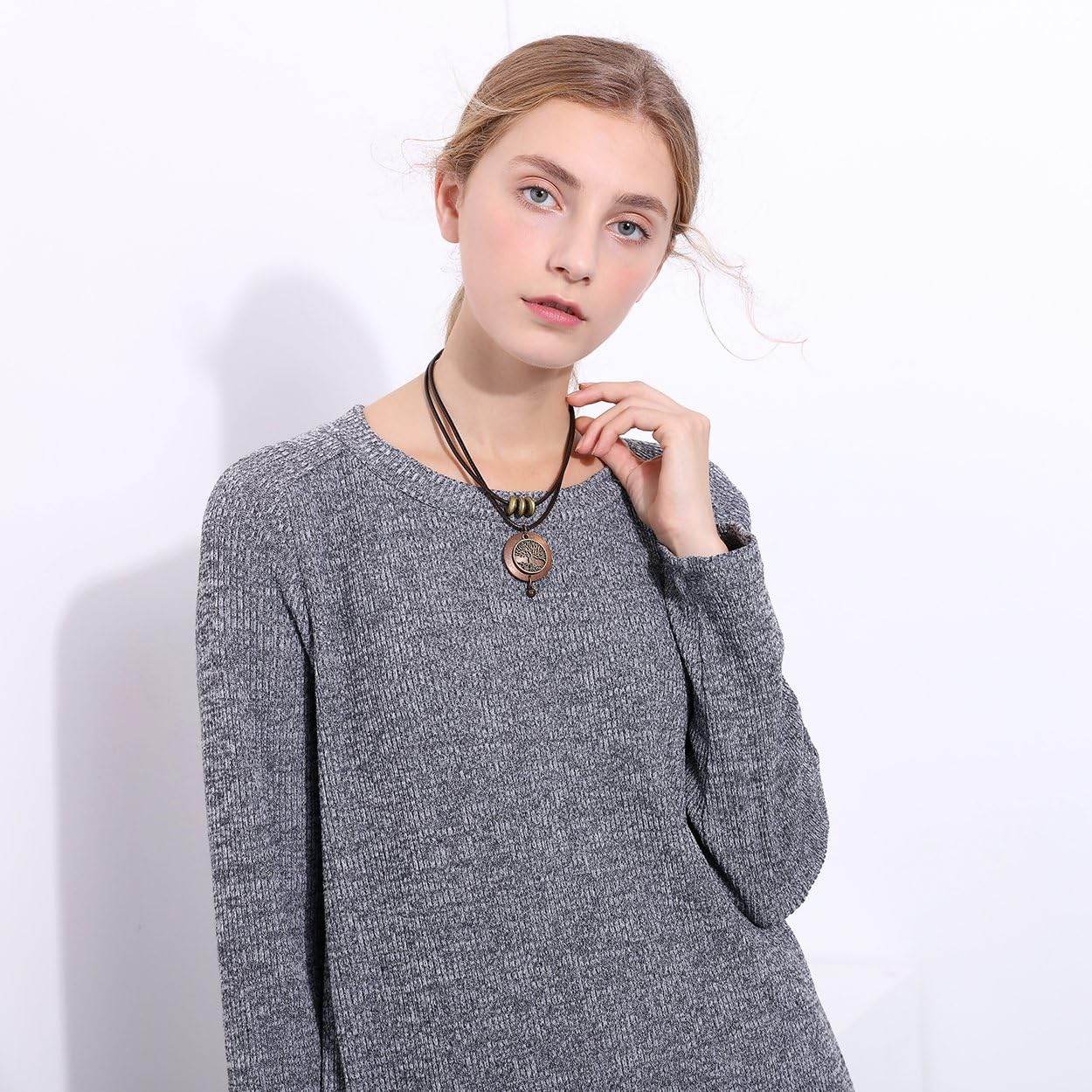 Wooden Choker Chunky Pendant Necklaces - Concordia Style Boutique