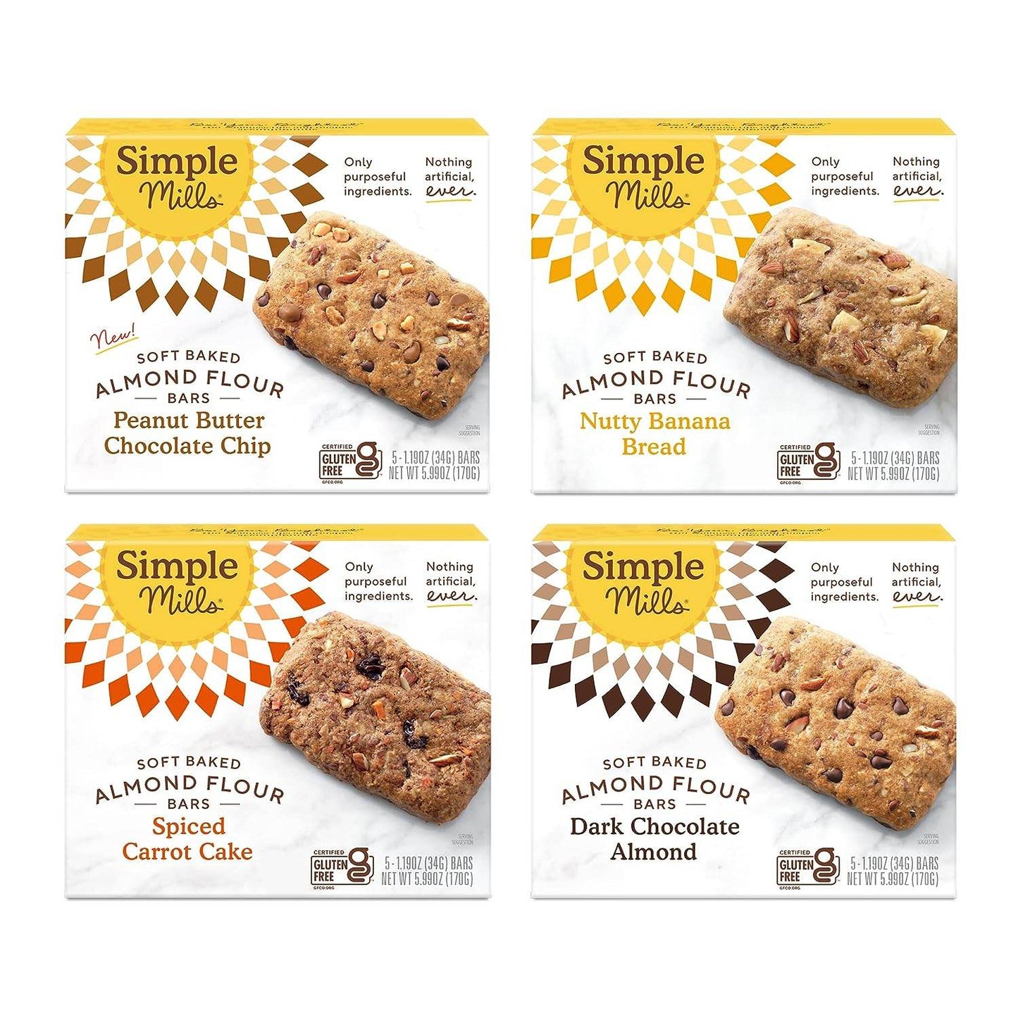 Simple Mills Almond Flour Crunchy Cookies, Chocolate Chip - Gluten Free, Vegan, Healthy Snacks, Made with Organic Coconut Oil, 5.5 Ounce (Pack of 1) - Concordia Style Boutique