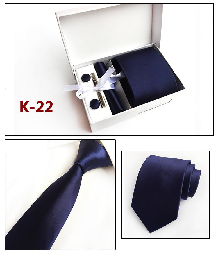 Factory Men's Tie Spot Gift Box 6 Pieces Set Team Necktie Business Formal Wear Tie