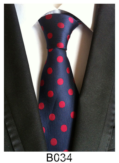 Factory Tie Polyester Jacquard Tie Men's Casual Formal Wear Professional Business Tie Spot Supply