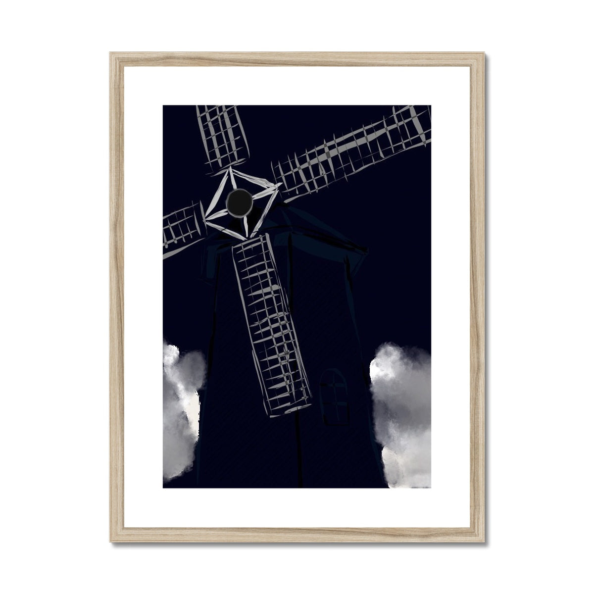The Windmill Framed & Mounted Print