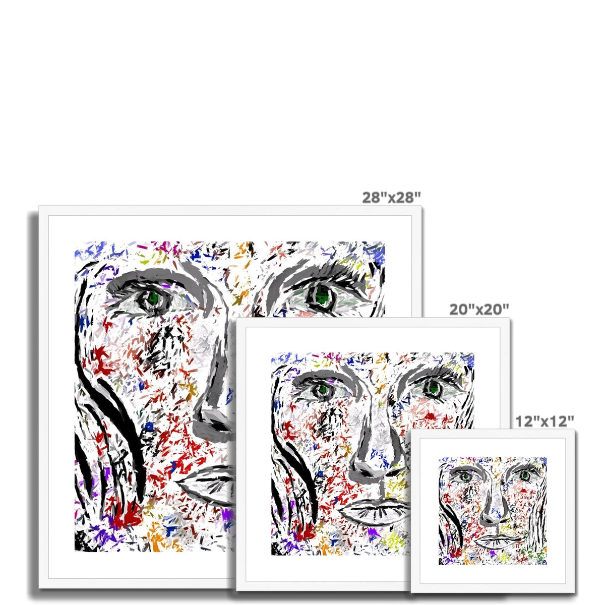 Woman in Color - Framed & Mounted Print - Premium Fine art from Prodigi - Just $28.60! Shop now at Concordia Style Boutique