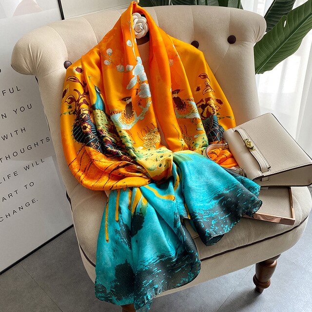 Luxury Silk Scarf - Premium Luxury Silk Scarf from Concordia Style Boutique - Just $16.42! Shop now at Concordia Style Boutique