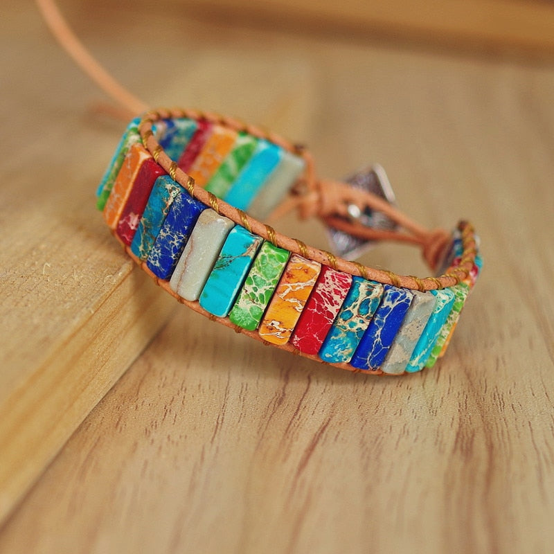 Natural Stone Handmade Chakra Bracelet - Concordia Style Boutique
