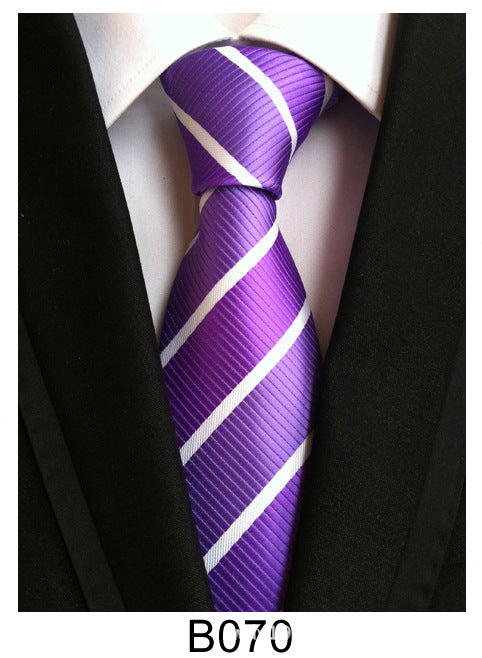 Factory Tie Polyester Jacquard Tie Men's Casual Formal Wear Professional Business Tie Spot Supply