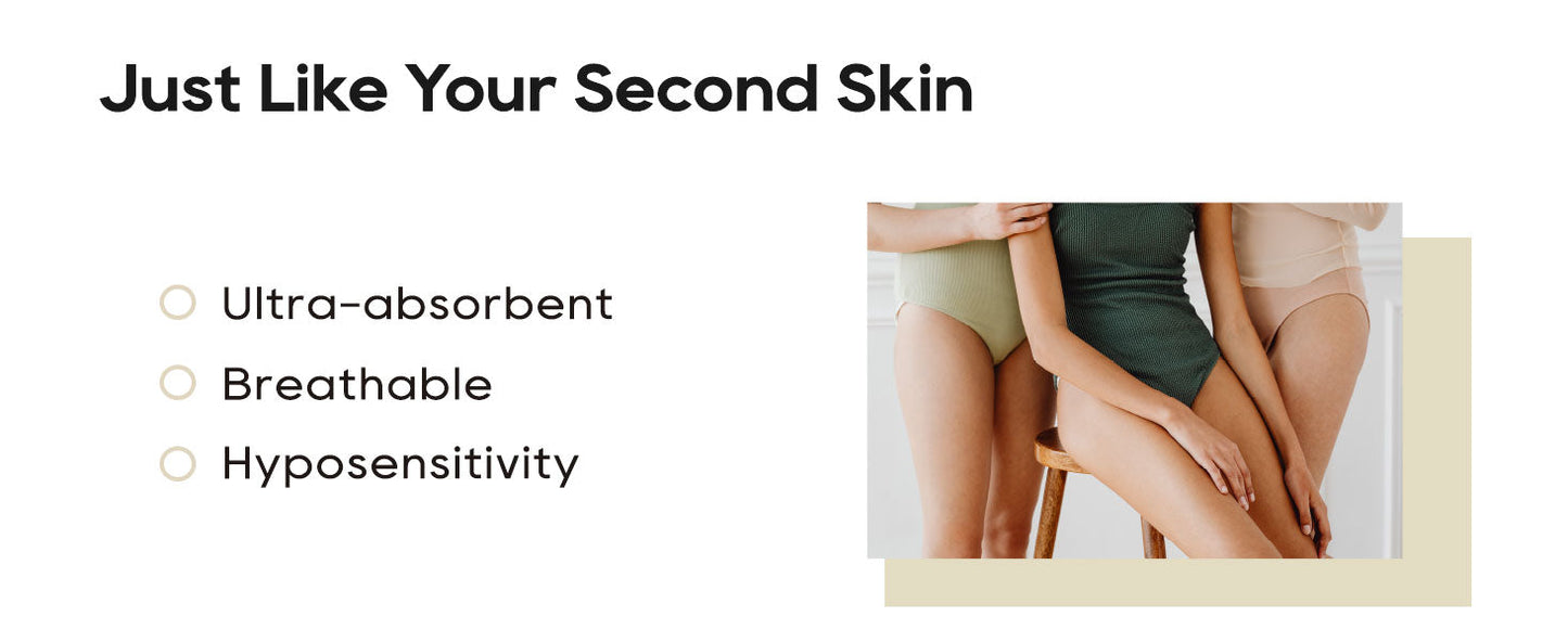 Bamboo Viscose Sanitary Pads with Wings 100% Natural Sanitary Pads Chlorine and Fragrance Free Heavy Absorbency Sanitary Napkins for Women 8 Count - Premium Sanitary Napkins from Concordia Style Boutique - Just $14.30! Shop now at Concordia Style Boutique