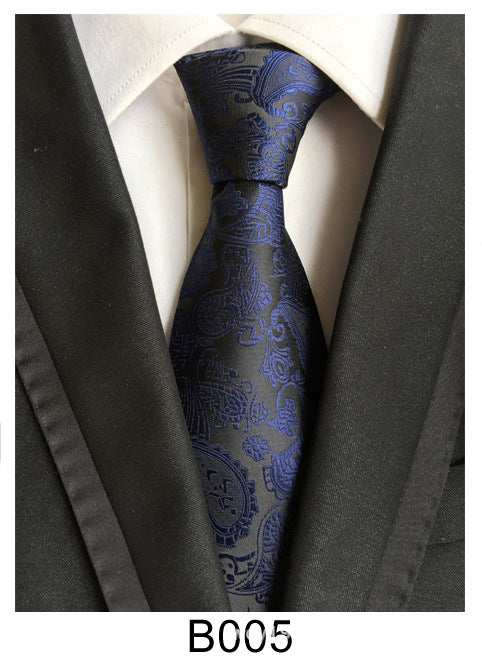 Factory Tie Polyester Jacquard Tie Men's Casual Formal Wear Professional Business Tie Spot Supply