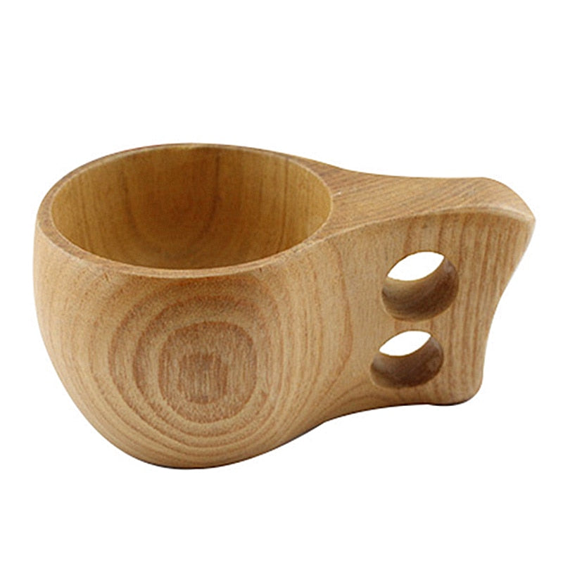 Wooden Cup Handmade Natural Spruce - Concordia Style Boutique