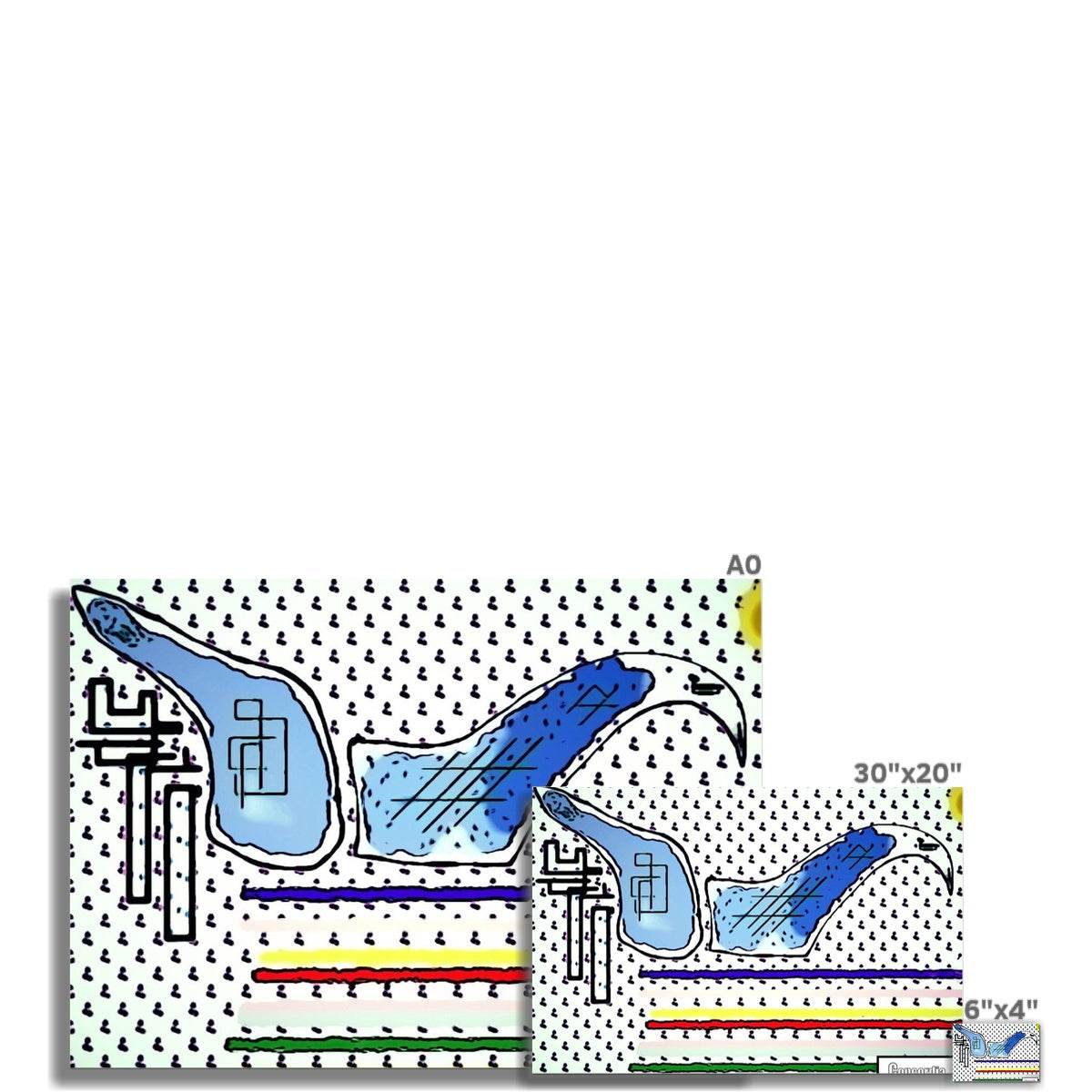 The Bird Rolled Eco Canvas - Concordia Style Boutique