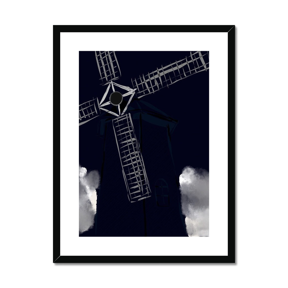 The Windmill Framed & Mounted Print