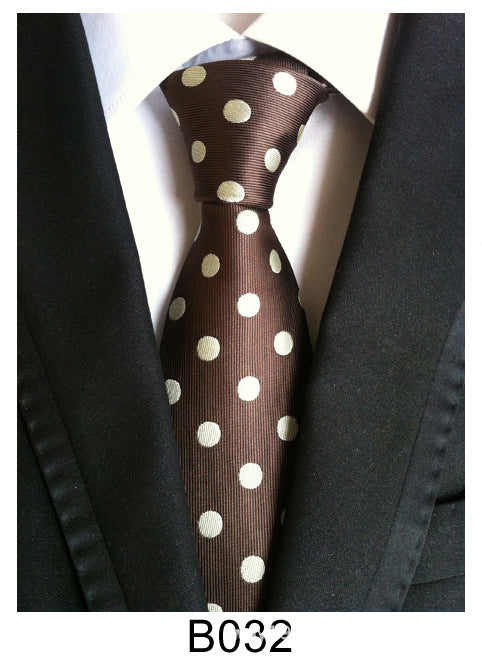 Factory Tie Polyester Jacquard Tie Men's Casual Formal Wear Professional Business Tie Spot Supply