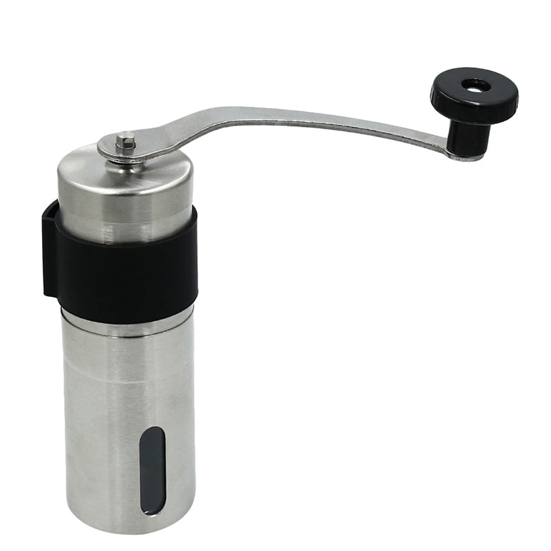 Manual Silver Coffee Grinder Mini Stainless Steel - Concordia Style Boutique