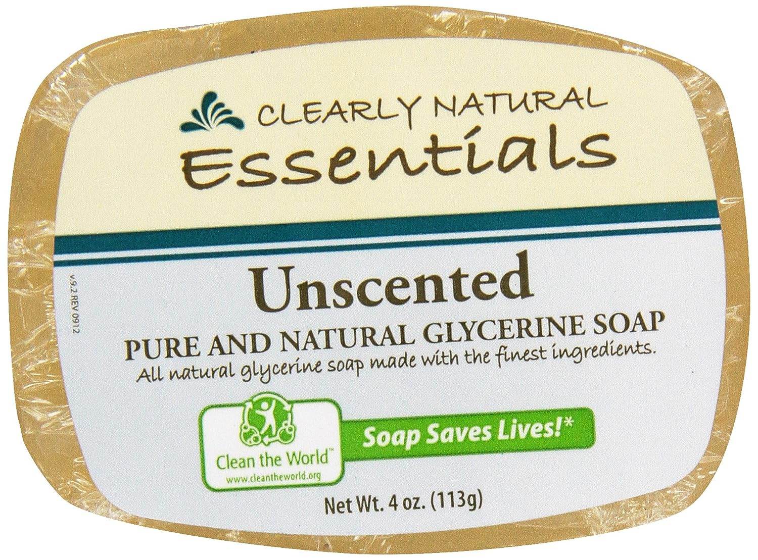 Clearly Natural Glycerine Bar Soap, Unscented - Concordia Style Boutique