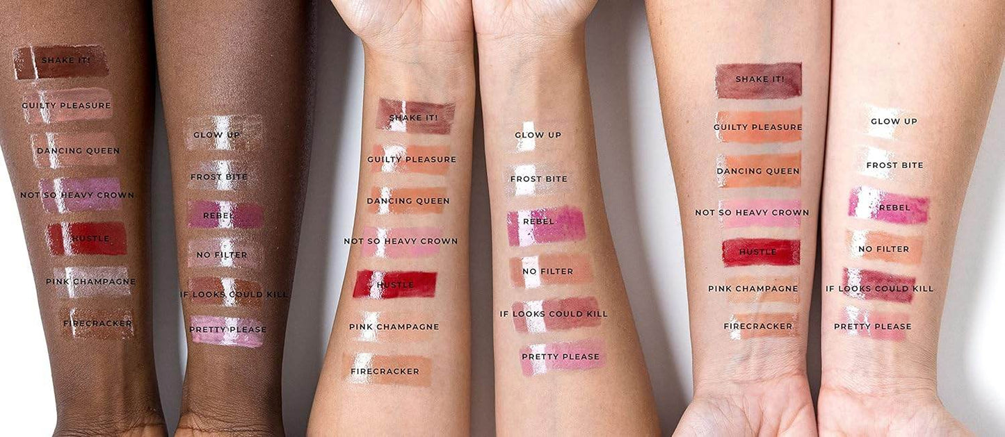 Rinna Beauty Icon Collection - Lip Gloss - Rebel - Vegan, Deeply Nourishes, Hydrates, and Protects Lips - High Lip Shine and Pigment, Cruelty-Free, 1 each - Concordia Style Boutique