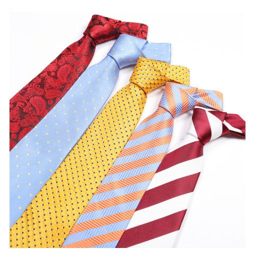 Factory Tie Polyester Jacquard Tie Men's Casual Formal Wear Professional Business Tie Spot Supply
