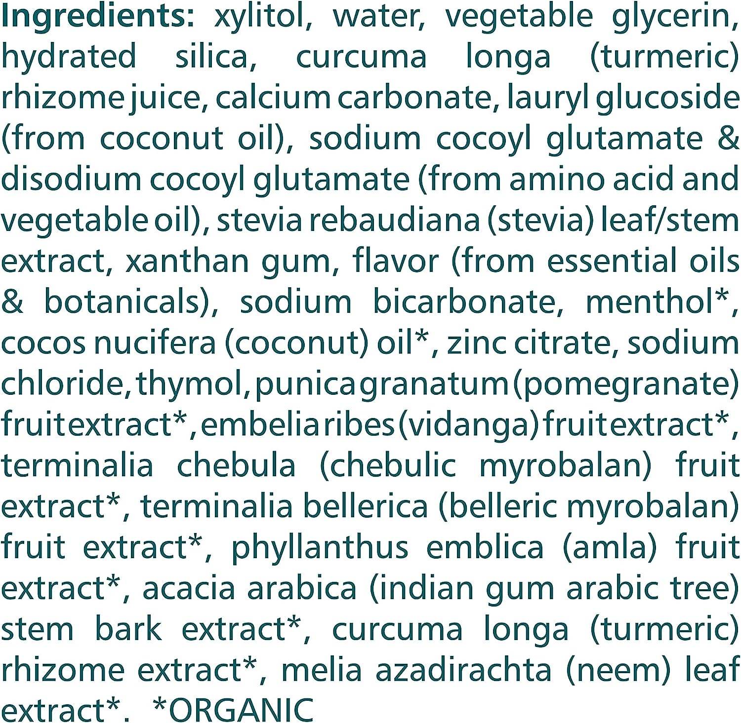 Himalaya Botanique Turmeric & Coconut Oil Whitening Antiplaque Herbal Toothpaste, Whitens Teeth, Fluoride Free, No Artificial Flavors, SLS Free, Vegan, Cruelty Free, Foaming, Mint Flavor, 4 Oz, 1 Pack - Concordia Style Boutique