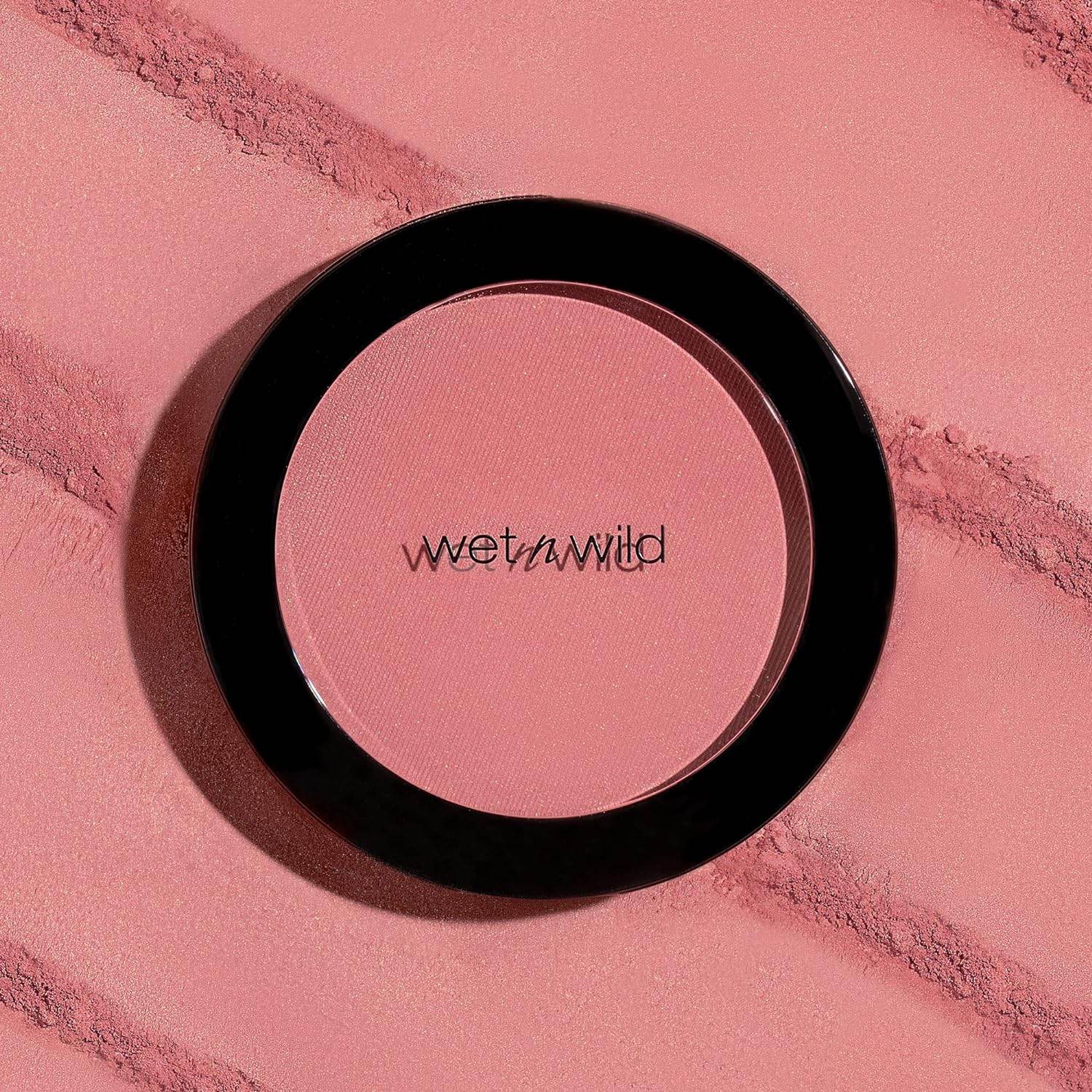 Wet n Wild Color Icon Blush Powder Makeup, Pinch Me Pink | Matte Natural Glow | Moisturizing Jojoba Oil - Concordia Style Boutique