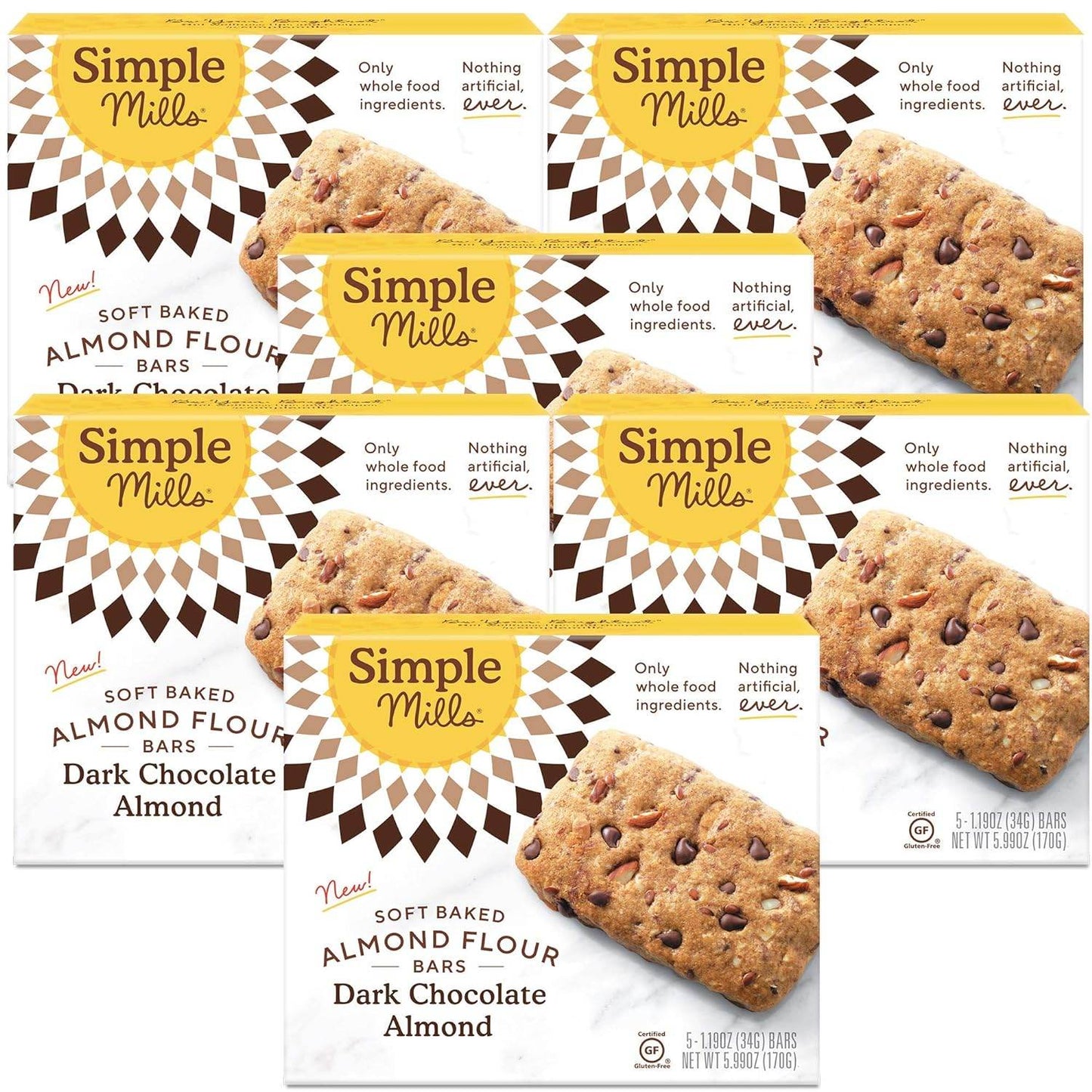 Simple Mills Almond Flour Crunchy Cookies, Chocolate Chip - Gluten Free, Vegan, Healthy Snacks, Made with Organic Coconut Oil, 5.5 Ounce (Pack of 1) - Concordia Style Boutique