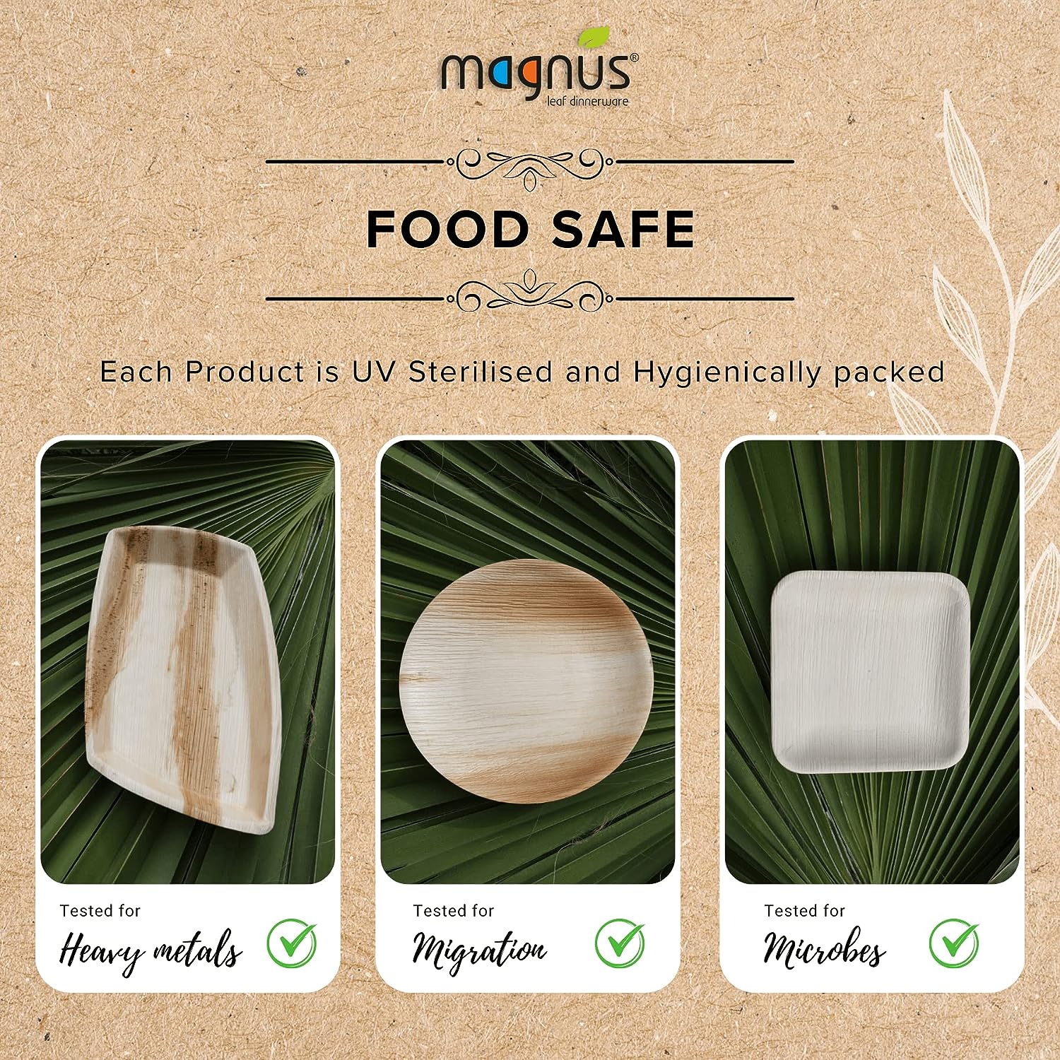 Magnus 4" Round Palm Leaf Bowl (100 Pcs) - 4 Oz Disposable Bowl Bamboo Like Party Pack - Compostable & Biodegradable Bowls for Desserts,Gravy, Eco Friendly Bowls Alternative to Plastic and Paper Bowl - Premium Palm Leaf Bow from Concordia Style Boutique - Just $50.37! Shop now at Concordia Style Boutique