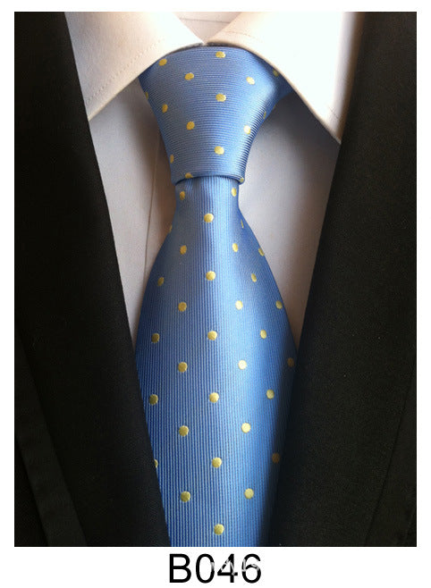 Factory Tie Polyester Jacquard Tie Men's Casual Formal Wear Professional Business Tie Spot Supply
