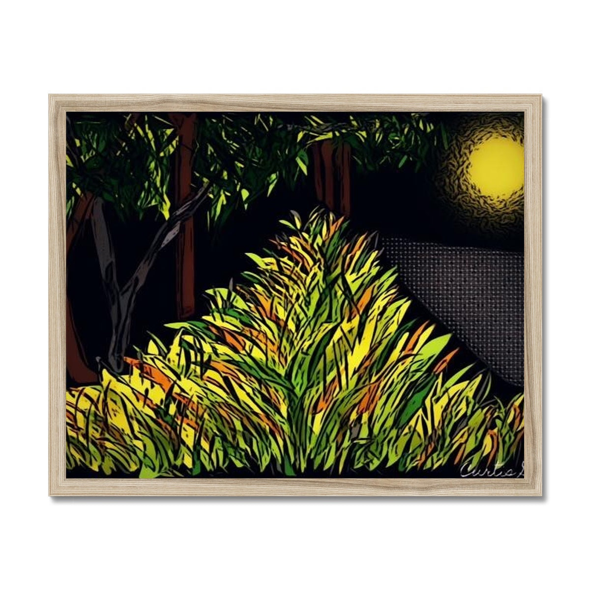 The Garden Budget Framed Poster