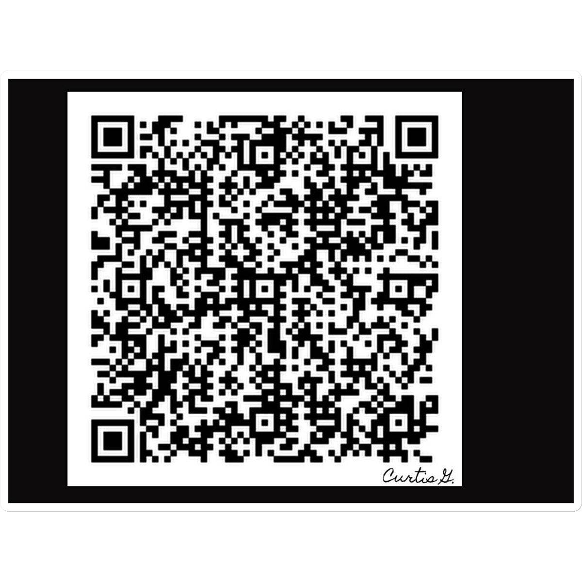 Scan Me Sticker - Concordia Style Boutique