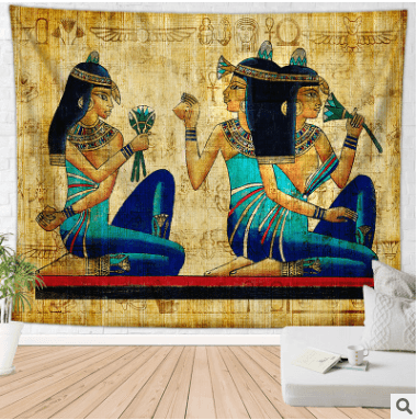 Transform Your Space with an Abstract Egypt-Style Tapestry – A Stunning Blend of Art & Culture! - Concordia Style Boutique