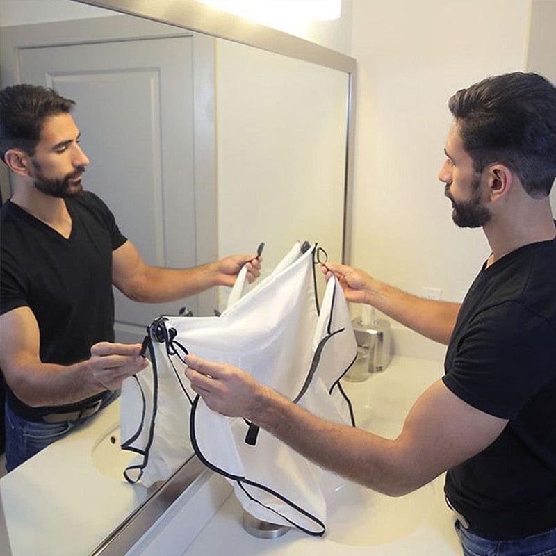 Apron- Male Beard Trimmings Catcher - Premium Aprons from Concordia Style Boutique - Just $12.21! Shop now at Concordia Style Boutique