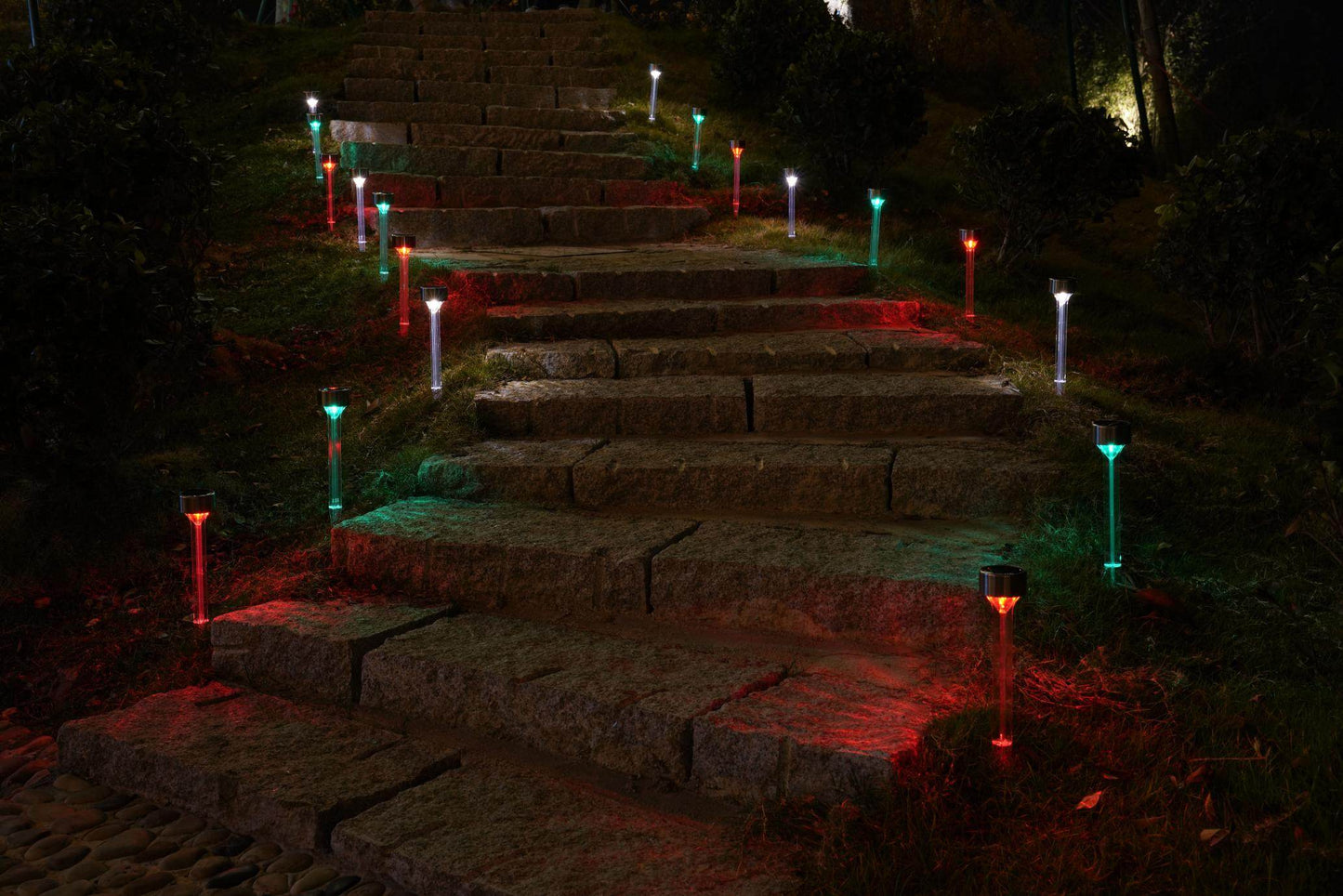 Solar Landscape Lights - Transparent Decorative Waterproof - 10 Pack Solar Powered Pathway Lights - Concordia Style Boutique