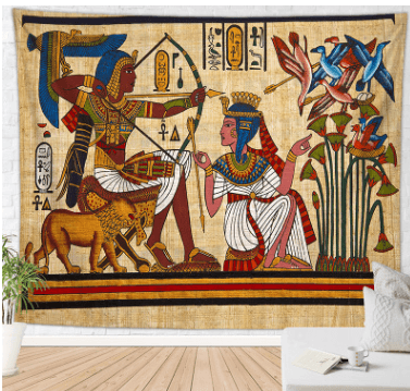 Transform Your Space with an Abstract Egypt-Style Tapestry – A Stunning Blend of Art & Culture! - Concordia Style Boutique