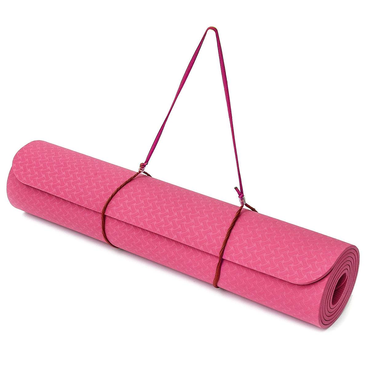 Thickened Two-Color TPE Yoga Mat Anti-Slip Environmentally Friendly Tasteless Fitness Yoga Exercise Mat - Concordia Style Boutique