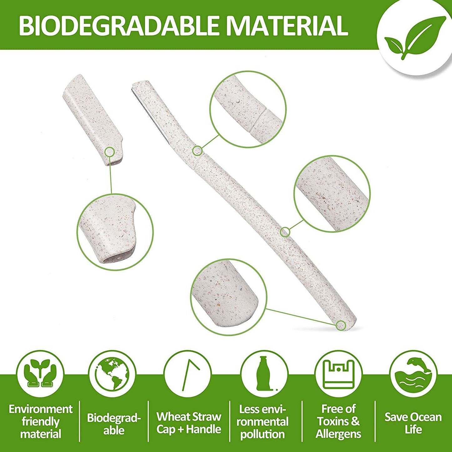 Biodegradable Eyebrow Razor For Women - Concordia Style Boutique