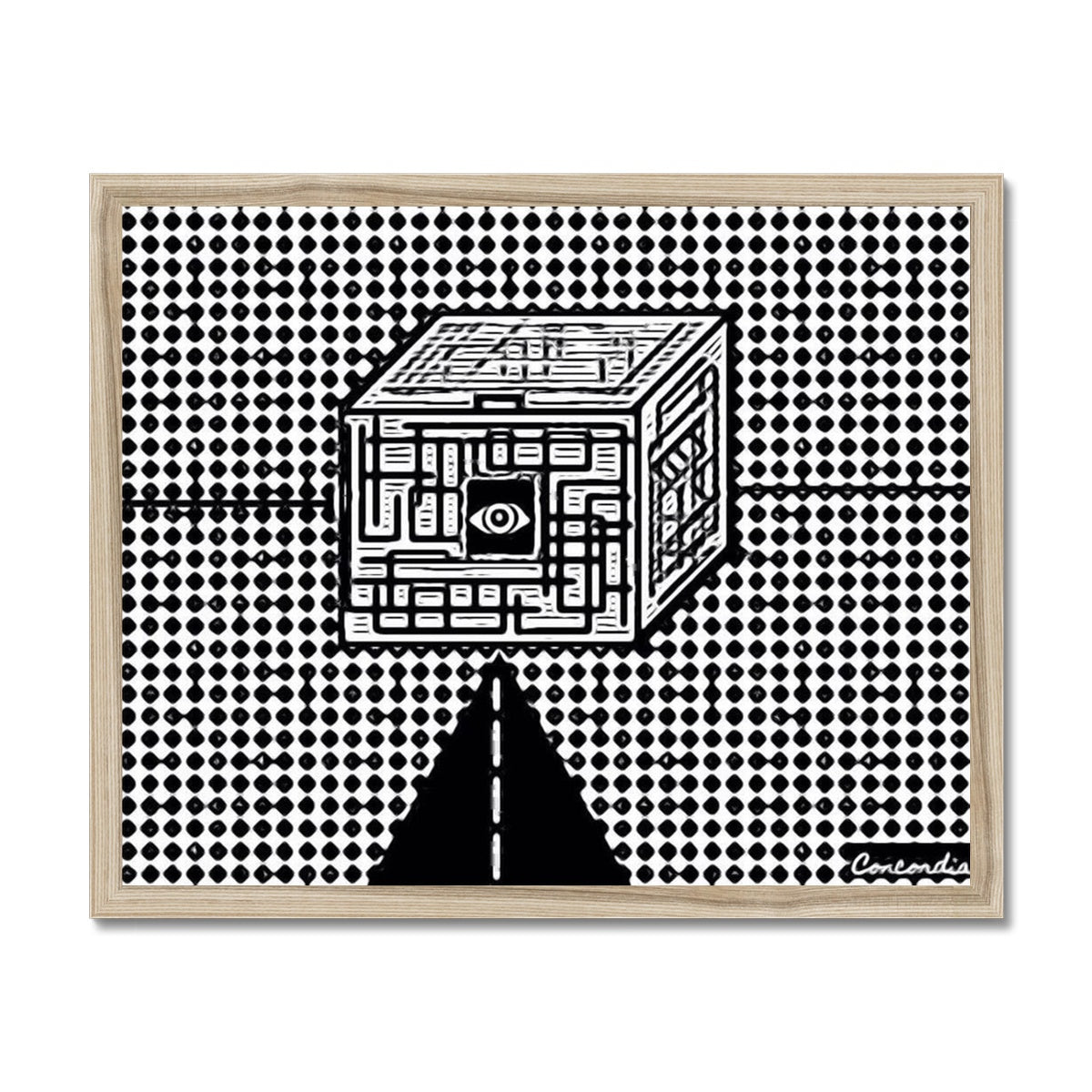 The Cube Budget Framed Poster