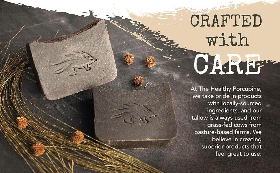 Natural Pine Tar Soap for Men and Women, 4 oz Bar, 20% Pine Tar - Handmade Body Soap to Help Relieve Symptoms of Eczema and Psoriasis - Creosote Free - Strong Smoky Campfire Like Scent - Concordia Style Boutique
