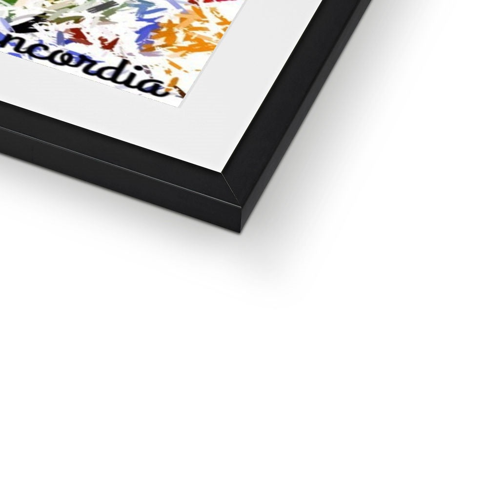 Woman in Color - Framed & Mounted Print