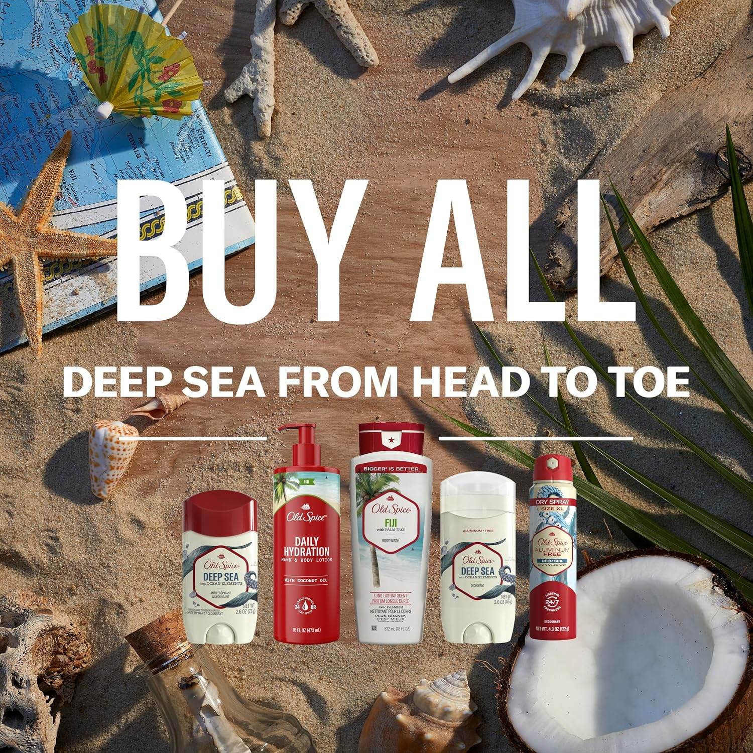 Old Spice Antiperspirant Deodorant for Men, Harbor Scent, 48 Hr Odor Protection, 2.6 oz (Pack of 3) - Concordia Style Boutique