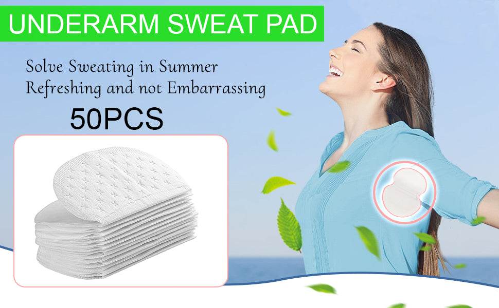 Underarm Sweat Pads,Disposable Underarm Shields Pads for Women Men(50Pcs) - Concordia Style Boutique
