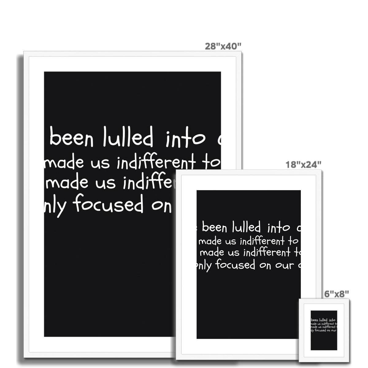 Trance Framed & Mounted Print - Concordia Style Boutique