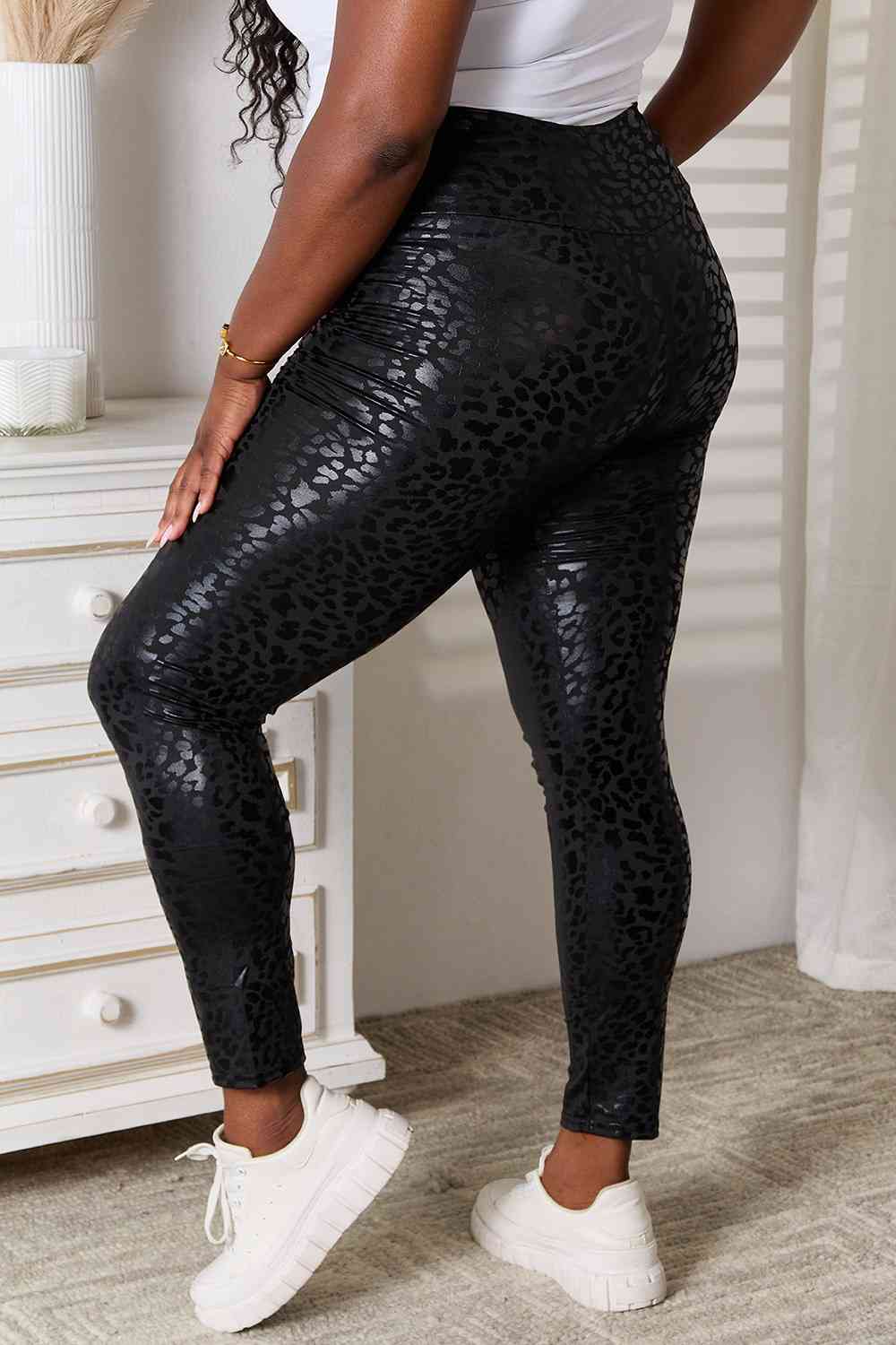 Double Take High Waist Leggings - Premium leggings from Trendsi - Just $19.20! Shop now at Concordia Style Boutique
