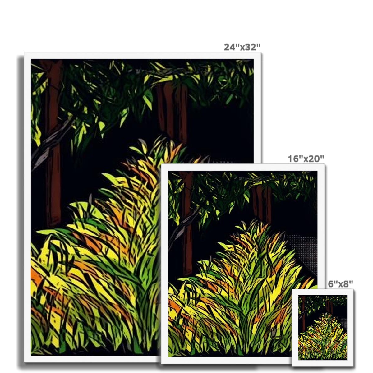 The Garden Budget Framed Poster