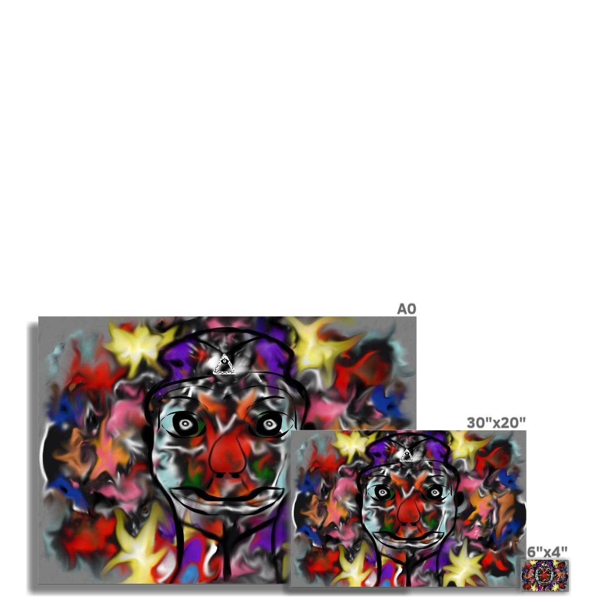 Tears of a Clown Rolled Eco Canvas - Concordia Style Boutique