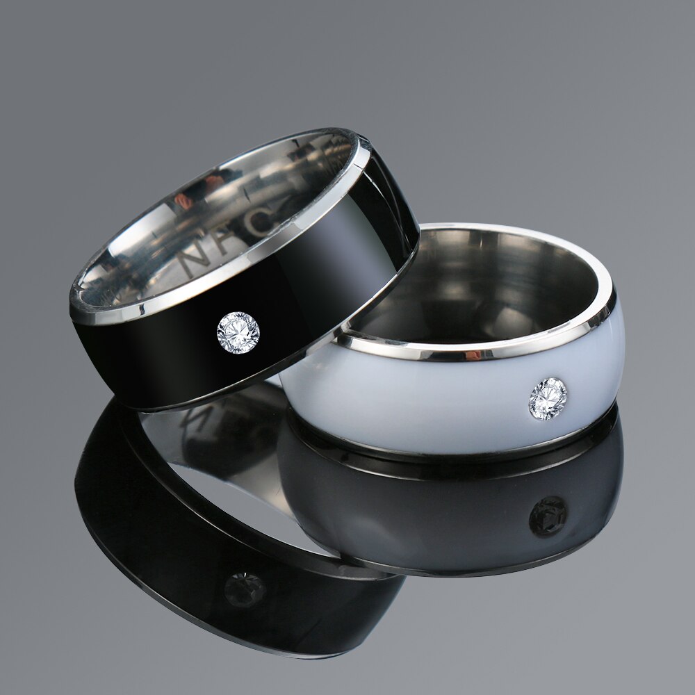 1PC New Fashion Multifunctional NFC Finger Ring Waterproof Wearable Connect Smart Ring Intelligent Technology Phone Equipment